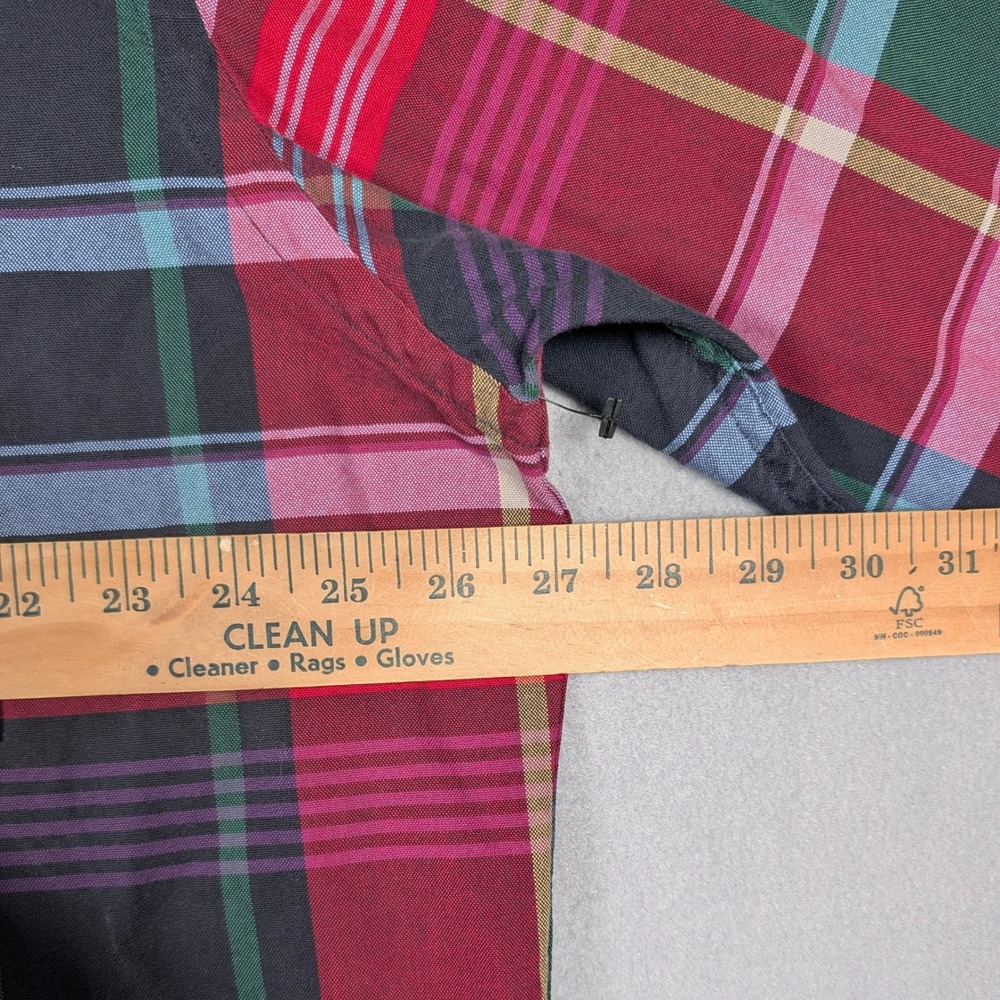 Polo Ralph Lauren Button Down Shirt Mens XLT Multi Color Plaid Long Sleeve Work - Picture 5 of 9